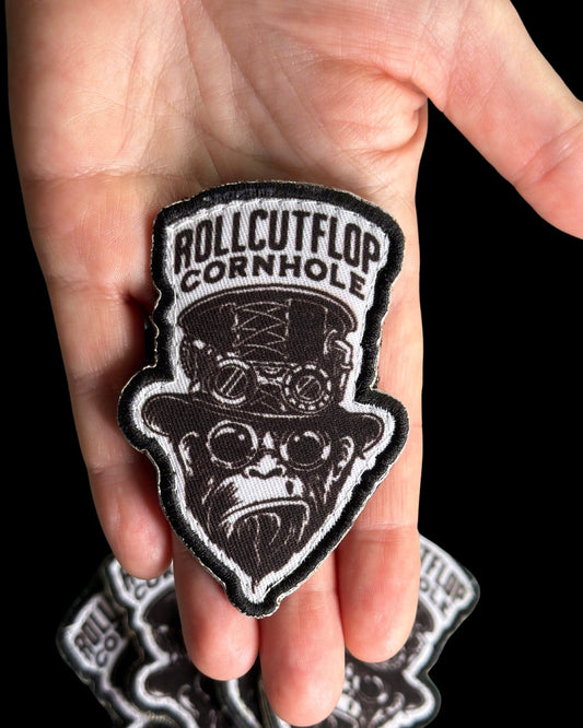 Roll Cut Flop Cornhole™ Velcro Steampunk Gorilla Patch
